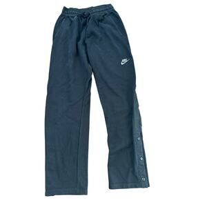 Nike Boys' Black High Rise Performance Drawstring Athletic Track Pants Size XL